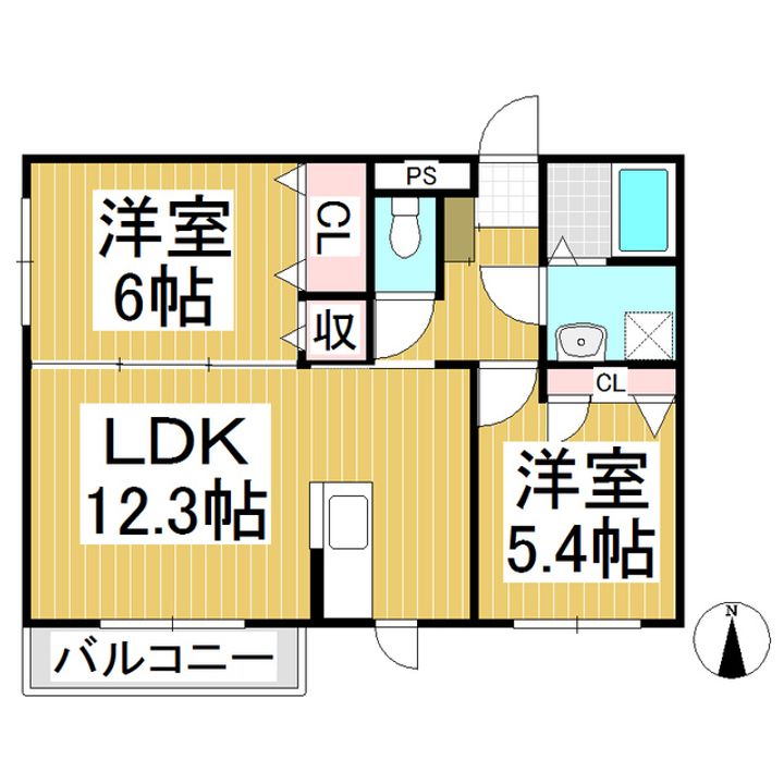 T’sスクエア101の間取り