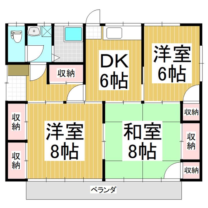 長野県長野市稲葉(一戸建)の賃貸物件4の間取り