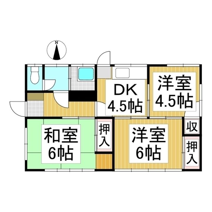 長野県長野市大豆島(一戸建)の賃貸物件の間取り