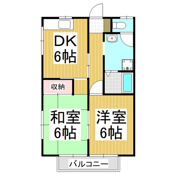 横田アパート7の間取り
