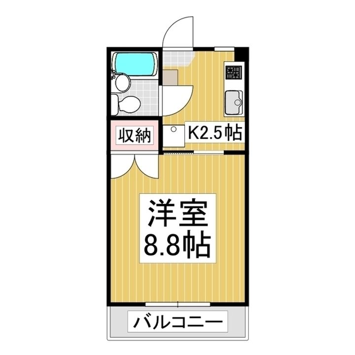 イーストタウン青山201の間取り
