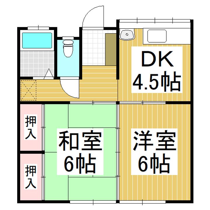 ヴィラ・デステ103の間取り
