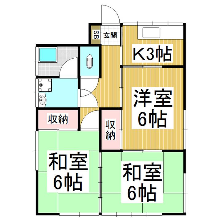 長野県駒ヶ根市赤穂(一戸建)の賃貸物件9の間取り