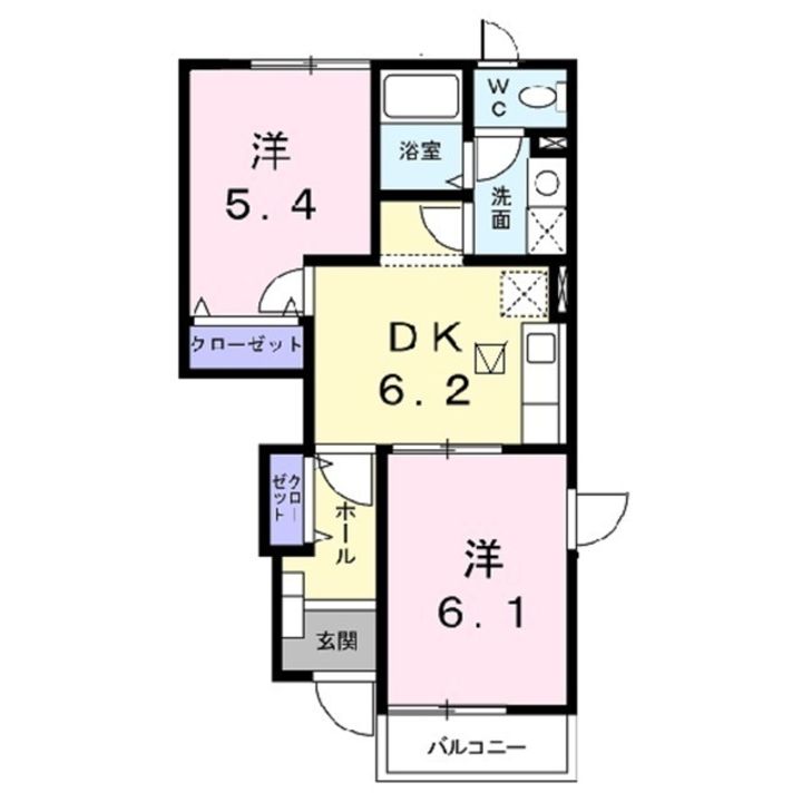 イリーゼの間取り