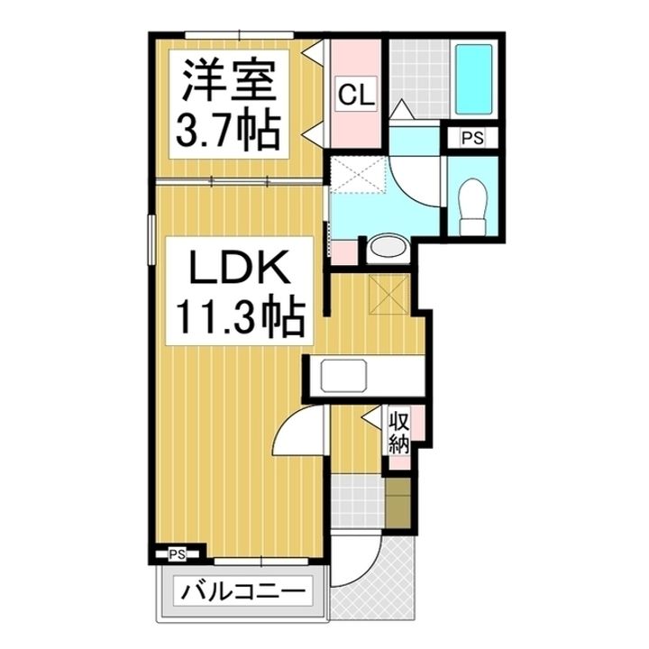メゾンモビリア101の間取り