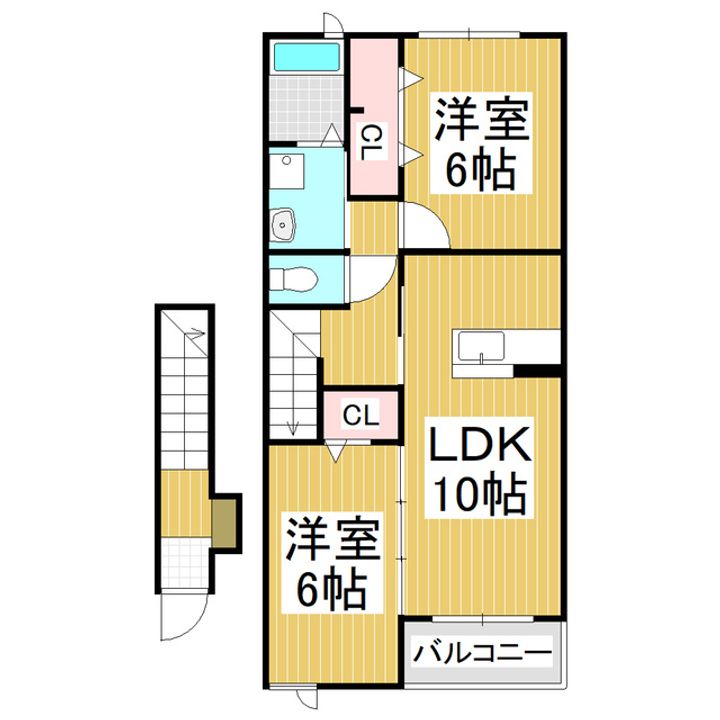 カーサ ベルデ こくやの間取り
