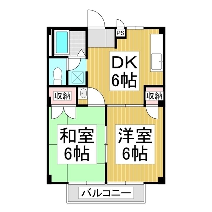 アムールハイツ103の間取り