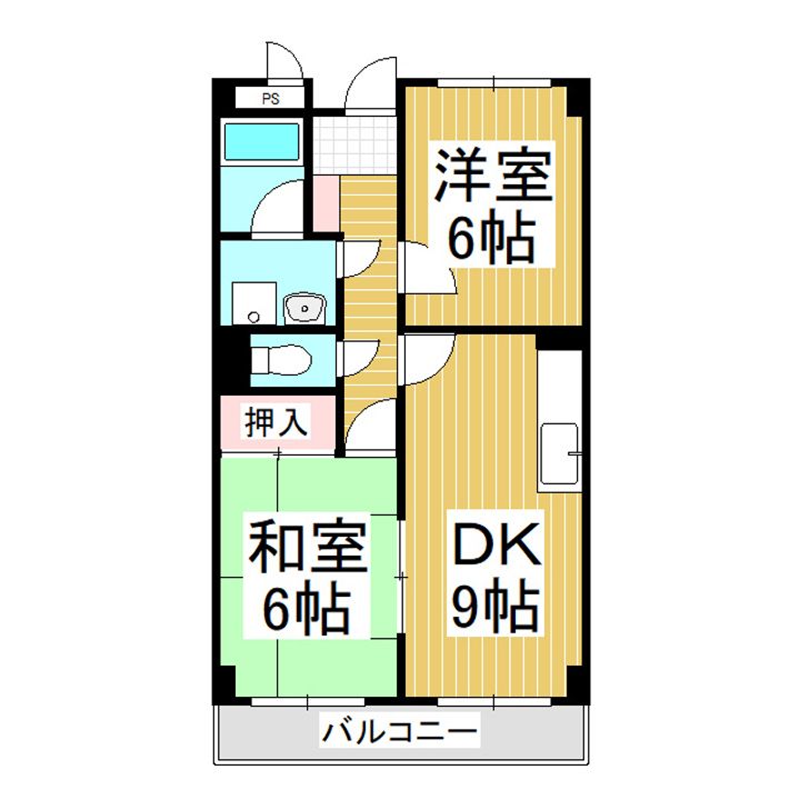 グランドライフ・M105の間取り