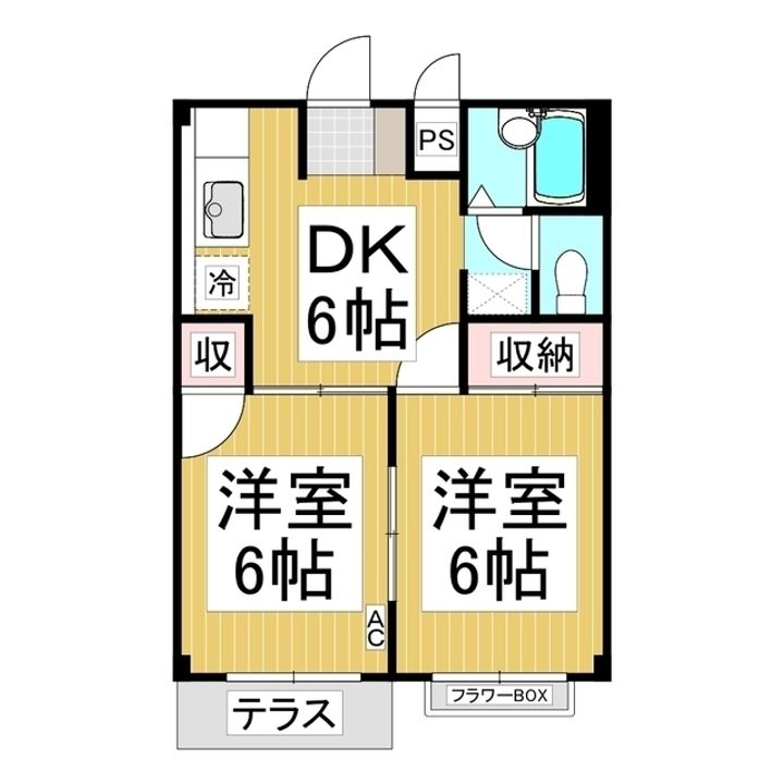 アーバン稲葉103の間取り