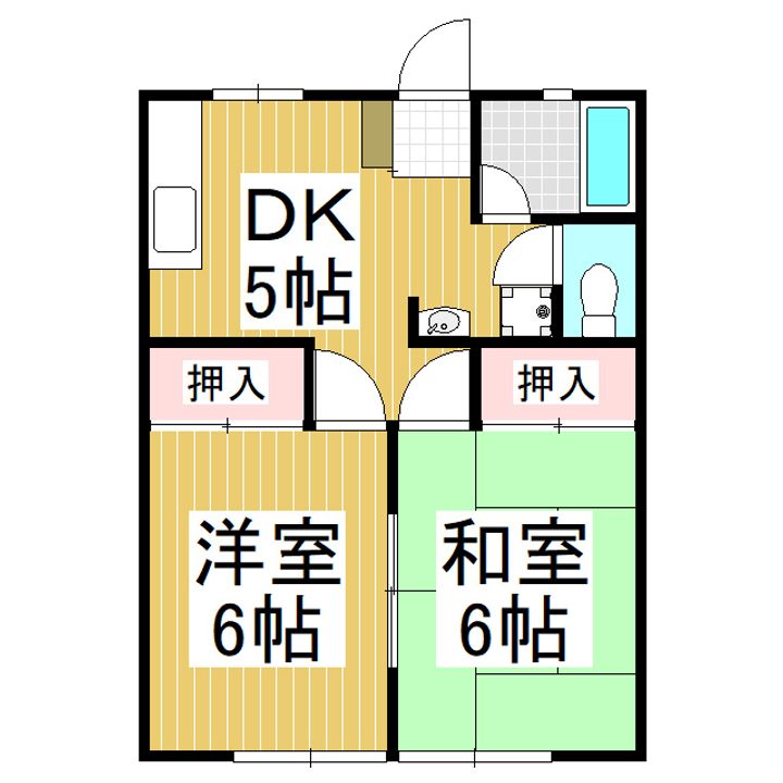 パークヒルM202の間取り