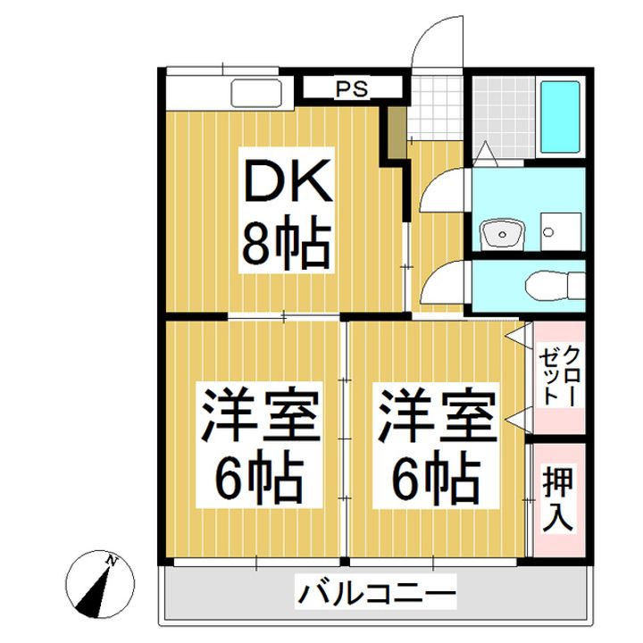 ホーリーONE201の間取り