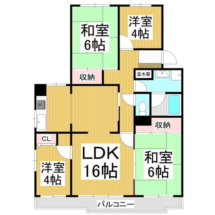 ステイツハウス栗田201の間取り