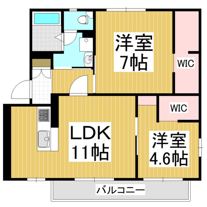 フレグランス花みずきBの間取り