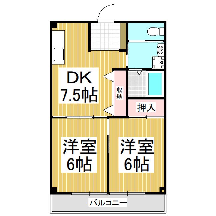 プッチエム303の間取り