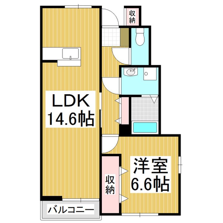 レジーナC101の間取り