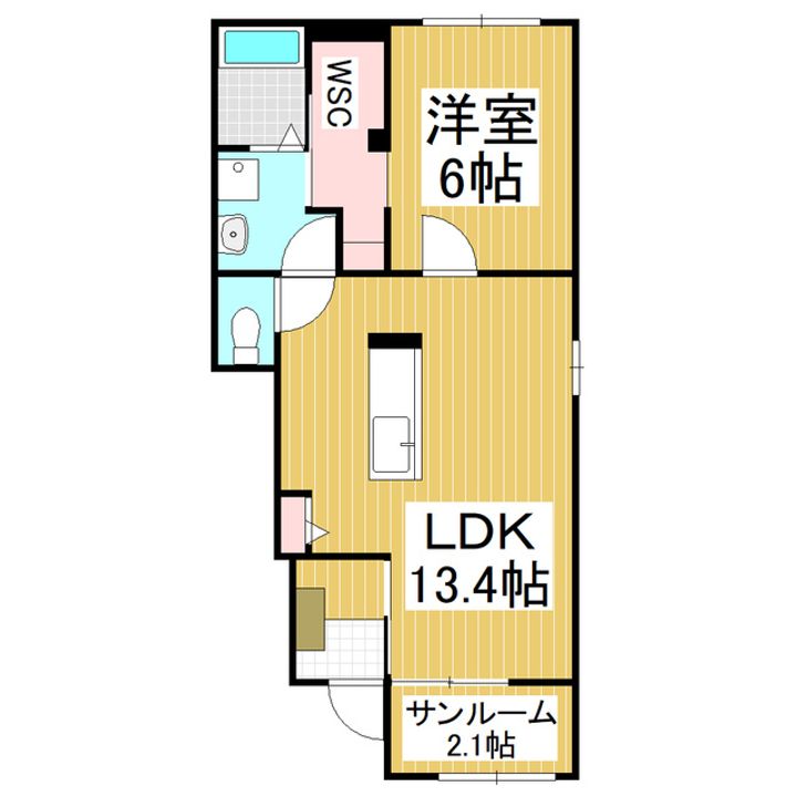 アルバ・カーサⅢ105の間取り