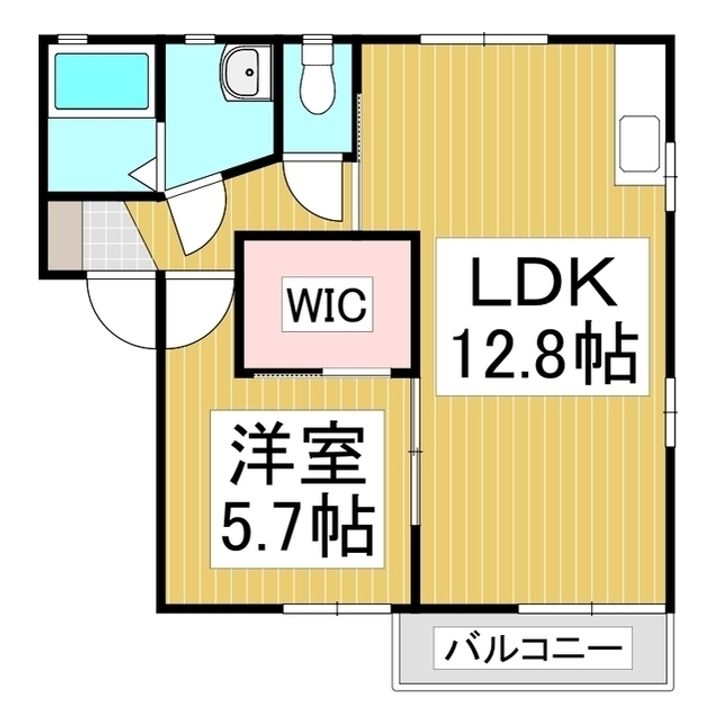 ハイムシェーネス B棟202の間取り