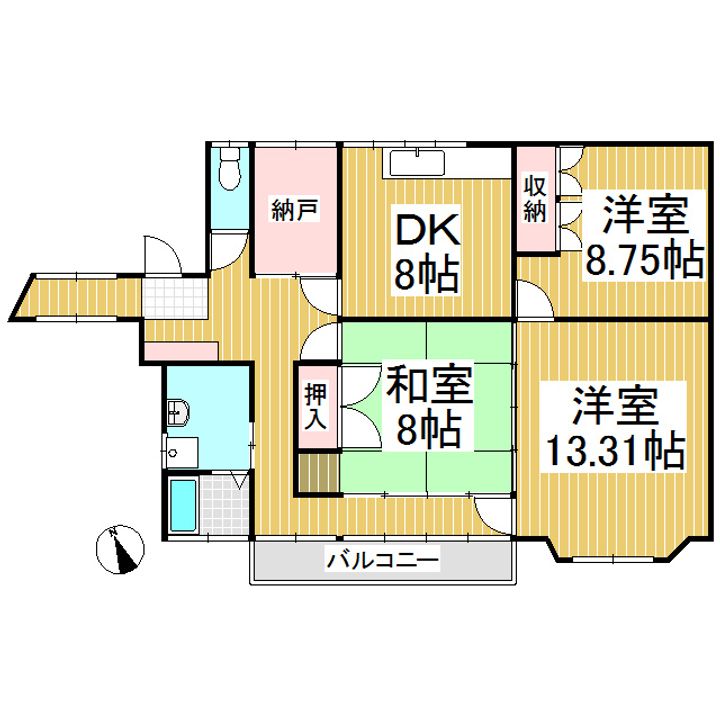長野県埴科郡坂城町坂城(一戸建)の賃貸物件1の間取り