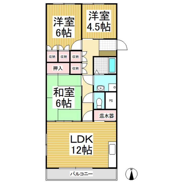 グランドハイツ白銀の間取り