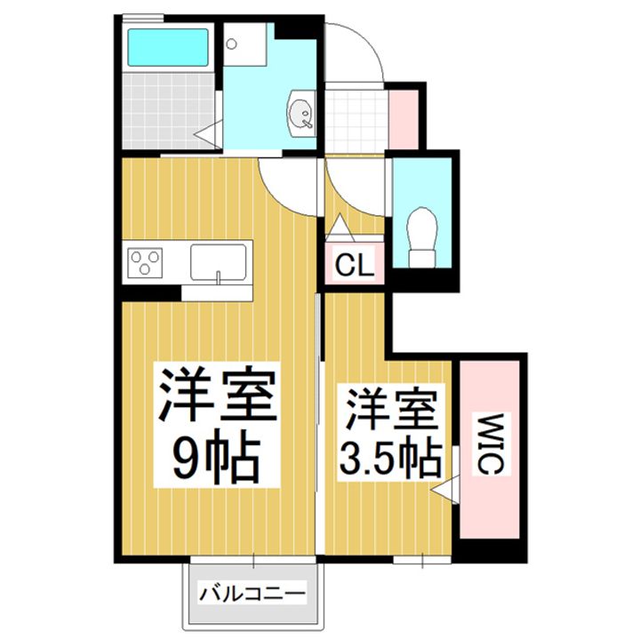 ルミエール・Kの間取り