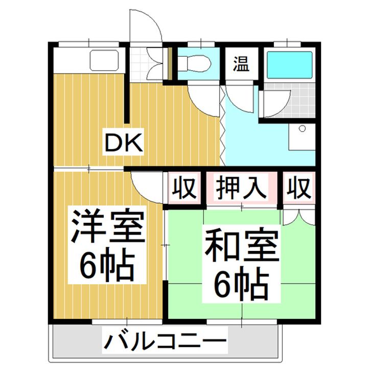 丸山アパート201newの間取り