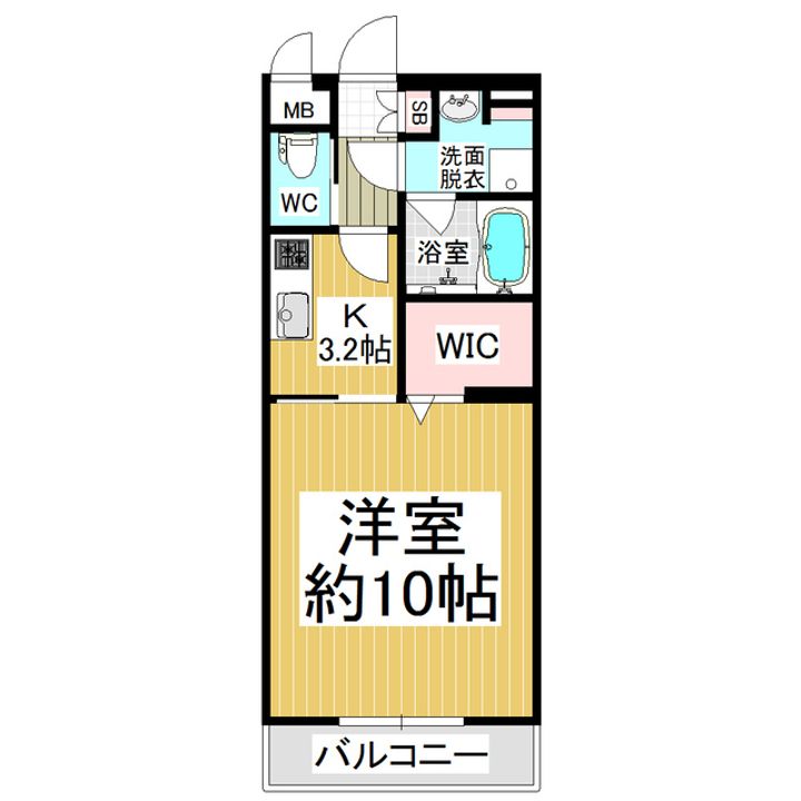 コンフォーティアあさま303の間取り