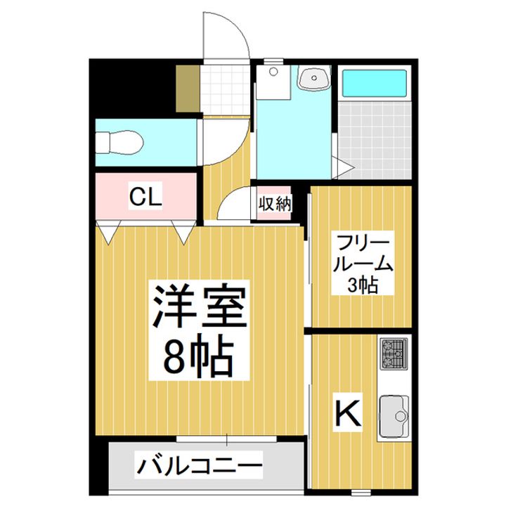 Le nord E202の間取り