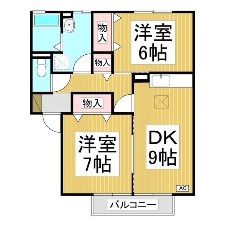 ベイリーフ102の間取り