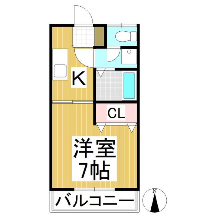 ベルクマンション303の間取り