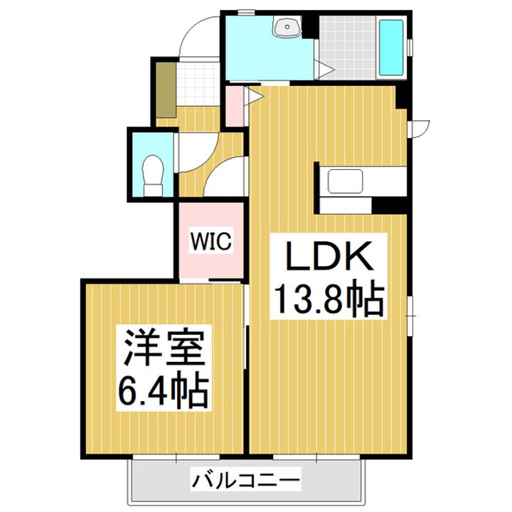 ソレーユ上原B棟の間取り