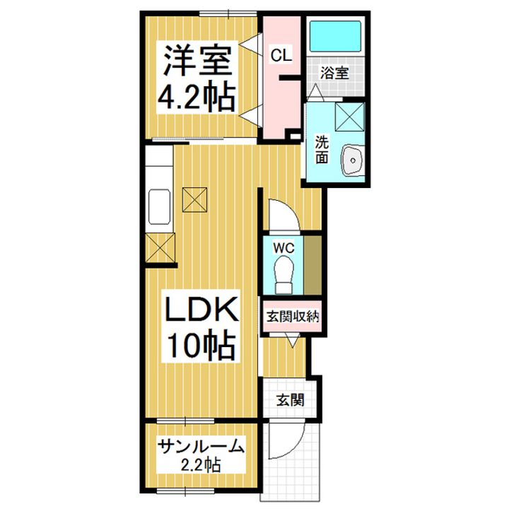 ノワイエ101の間取り