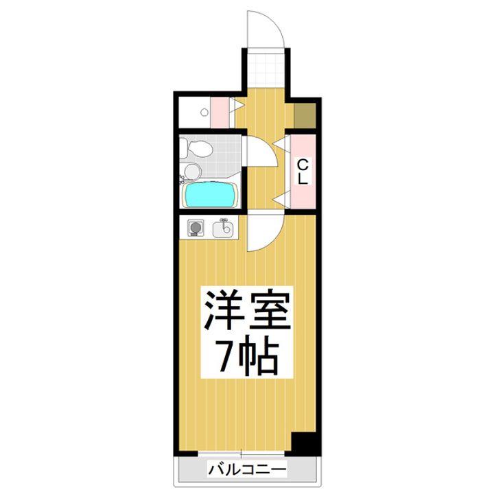 ダイアパレス長野大通りⅠ(311)311の間取り