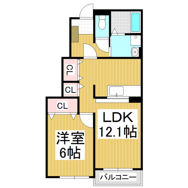 アルカンシエルB棟の間取り