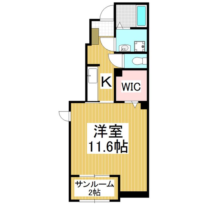 カーサ・アンジュ Bの間取り