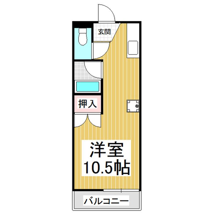 サンシティ202の間取り
