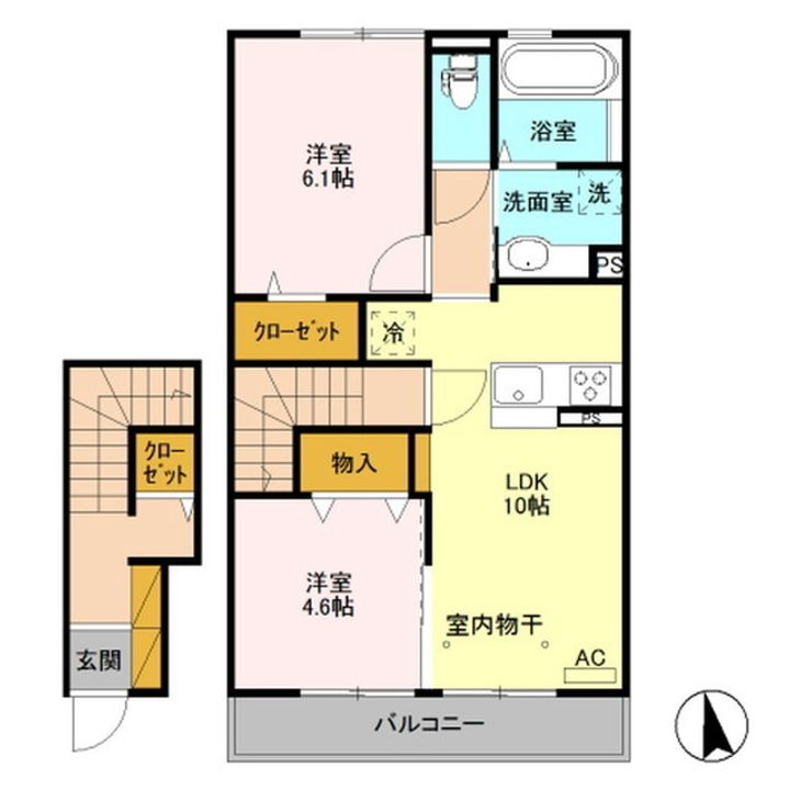 Soleil203の間取り