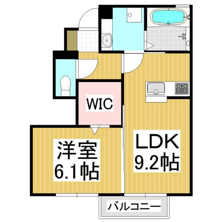 D-room京香103の間取り