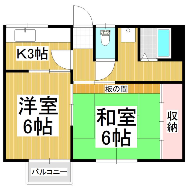 アルプスハイツ パートⅡ 103の間取り