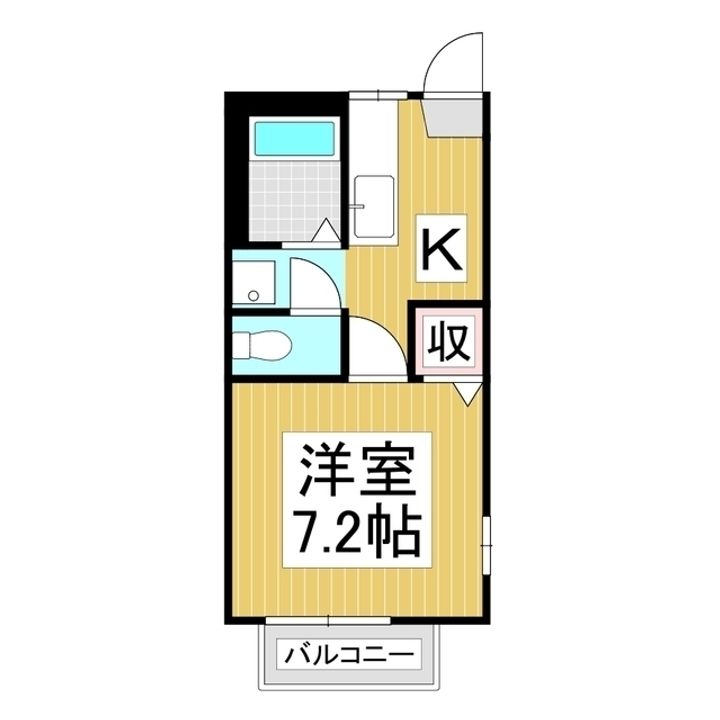 フレグランス 西林 B棟の間取り