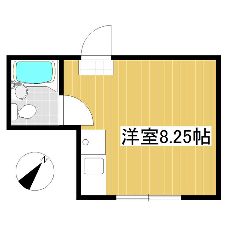 ルミエール常田304-1の間取り