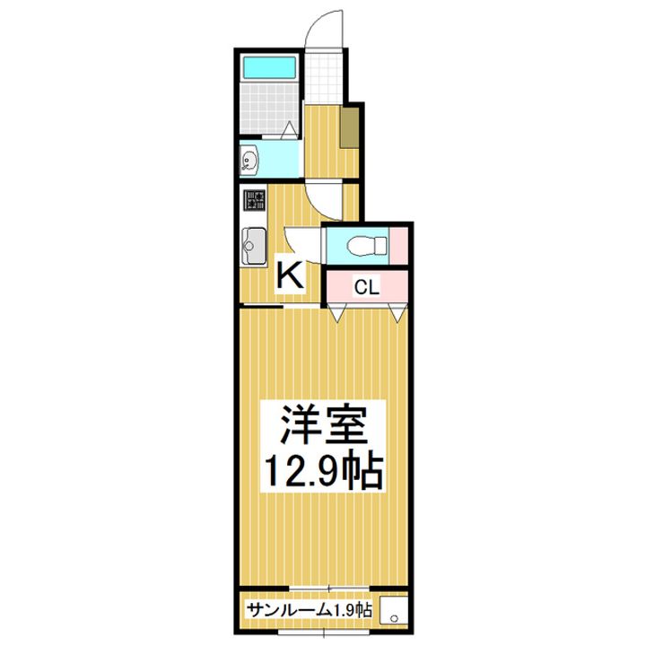 ベラドンナ104の間取り