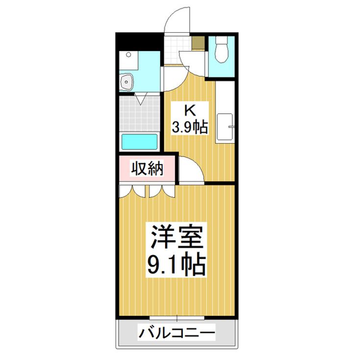 ボヌール・フルールの間取り