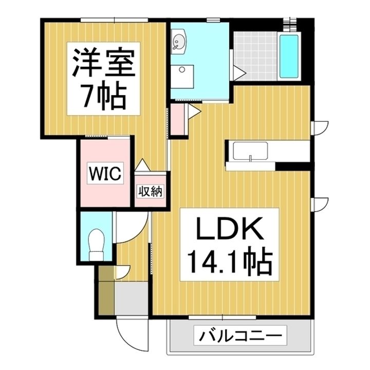 メゾン クラヴィエ C102の間取り