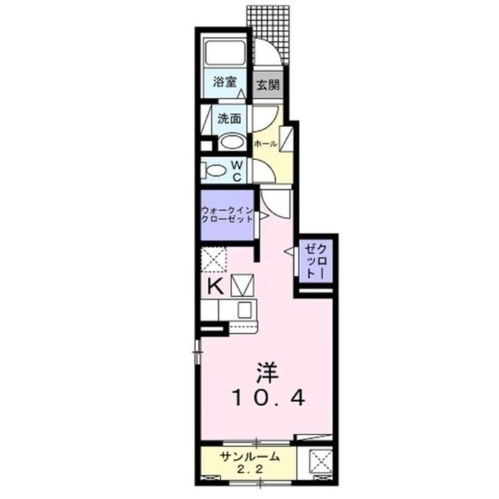 エスポワールWestの間取り