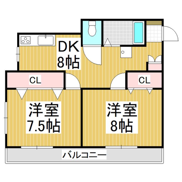 Mコーポ A103の間取り