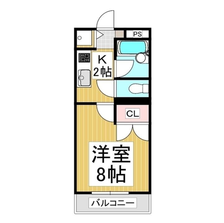 ガーデンプレイス諏訪湖201の間取り