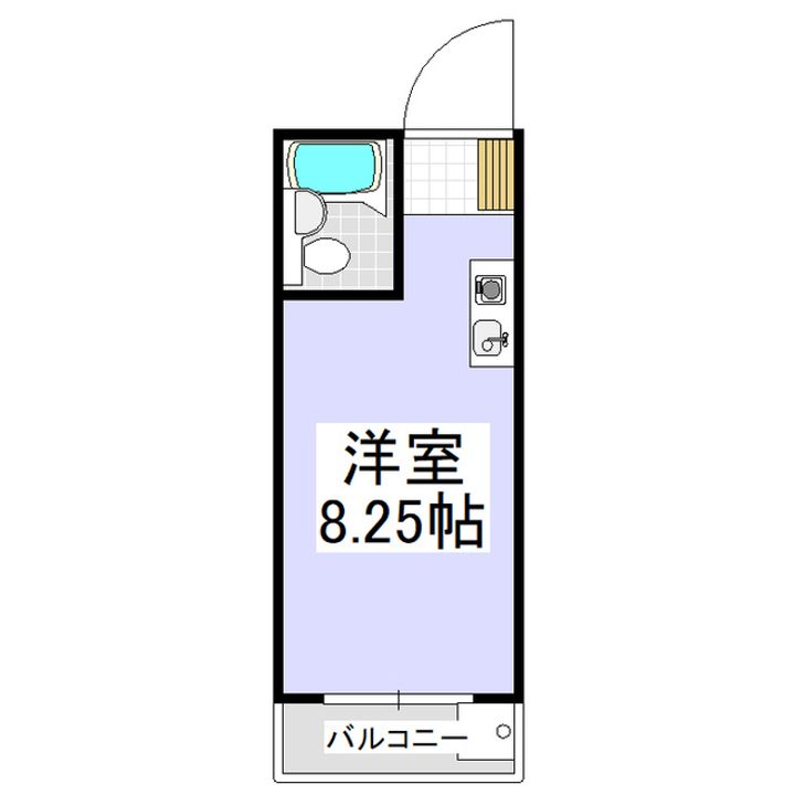 エルベコート202の間取り