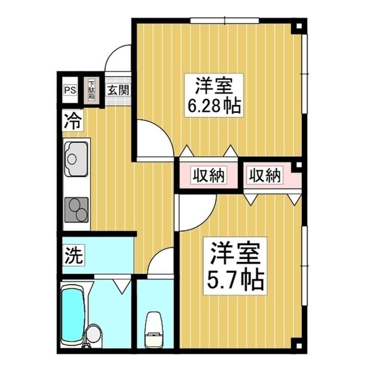 グリーンマークⅠ・ⅡI-201 の間取り