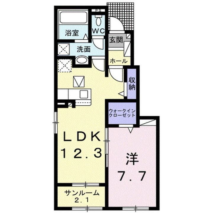 サンリットマークの間取り