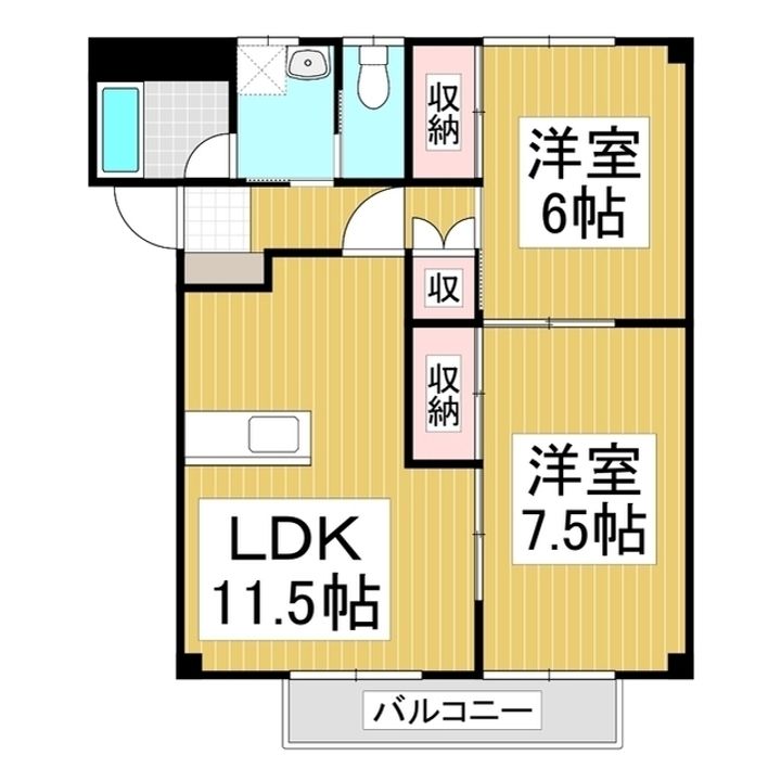 ONE’S203の間取り